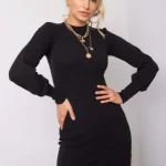 Elegantna črna Obleka